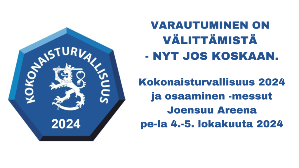 Järjestöt mukaan Kokonaisturvallisuusmessuille 4.-5.10.!